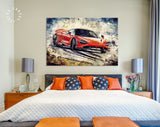 McLaren 765LT Canvas Print // Powerful Light And Track Focused LT Supercar // Canvas Wall Art