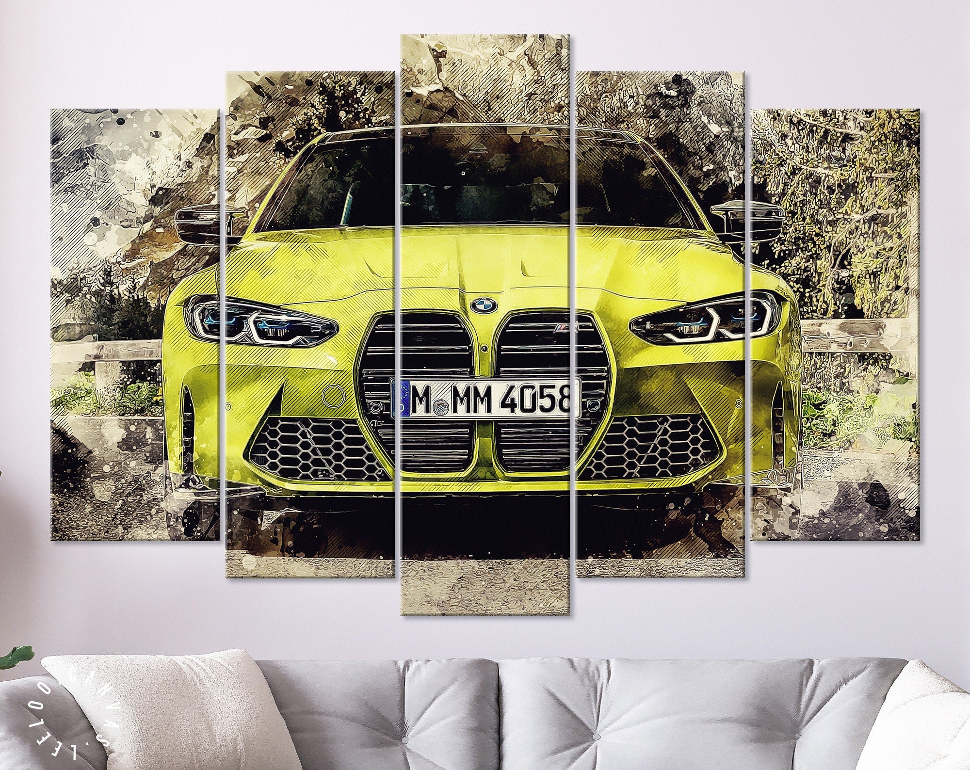 BMW M4 Auto Bilder auf Acrylglas online bestellen