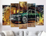 Bentley Bentayga Canvas Print // Bentley Mulliner Bentayga Hybrid // Canvas Wall Art