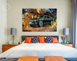 Bentley Bentayga Canvas Print // Bentley Mulliner Bentayga Hybrid // Canvas Wall Art