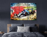 Williams Racing F1 2021 Canvas Print // Spanish Grand Prix 2021 Barcelona Spain