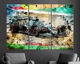 Lance Stroll F1 2021 Canvas Print // Lance Stroll Aston Martin AMR21 during the Portuguese GP 2021 // Portimao Portugal