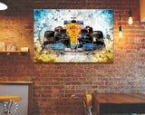 McLaren MCL35M F1 Canvas Print // Lando Norris McLaren MCL35M F1 Formula 1 Formula One Wall Art