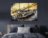 Lamborghini Huracan Canvas Print // Lamborghini Huracan Super Trofeo EVO2 // Canvas Wall Art