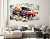 McLaren 765LT Canvas Print // Powerful Light And Track Focused LT Supercar // Canvas Wall Art