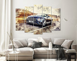 Bentley Continental Canvas Print // Bentley Continental GT // Canvas Wall Art