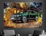 Bentley Bentayga Canvas Print // Bentley Mulliner Bentayga Hybrid // Canvas Wall Art