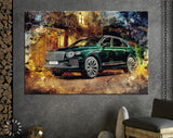 Bentley Bentayga Canvas Print // Bentley Mulliner Bentayga Hybrid // Canvas Wall Art