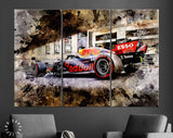 Max Verstappen F1 Canvas Print // Max Verstappen driving the 33 Red Bull Racing RB16B Honda on track during the F1 Grand Prix of Monaco