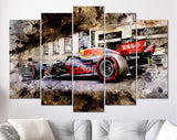 Max Verstappen F1 Canvas Print // Max Verstappen driving the 33 Red Bull Racing RB16B Honda on track during the F1 Grand Prix of Monaco