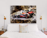 Max Verstappen F1 Canvas Print // Max Verstappen driving the 33 Red Bull Racing RB16B Honda on track during the F1 Grand Prix of Monaco