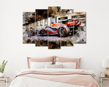 Max Verstappen F1 Canvas Print // Max Verstappen driving the 33 Red Bull Racing RB16B Honda on track during the F1 Grand Prix of Monaco