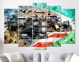 Lewis Hamilton and Max Verstappen F1 2021 Canvas Print // Grand Prix of Portugal Portimao 2021 Formula 1 GP