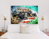 Lewis Hamilton and Max Verstappen F1 2021 Canvas Print // Grand Prix of Portugal Portimao 2021 Formula 1 GP