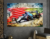 Williams Racing F1 2021 Canvas Print // Spanish Grand Prix 2021 Barcelona Spain