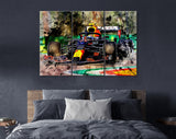 Sergio Perez F1 2021 Canvas Print // Sergio Perez of Mexico (11) Red Bull Racing RB16B Honda F1 Grand Prix of Emilia Romagna Italy 2021