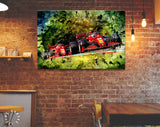 Carlos Sainz and Charles Leclerc F1 Canvas Print // Ferrari SF21 Formula 1 Emilia Romagna Grand Prix Imola Italy