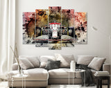 Alfa Romeo Racing C41 F1 2021 Canvas Print // Finnish Kimi Räikkönen and Italian Antonio Giovinazzi F1 Formula 1 2021 Formula One Wall Art