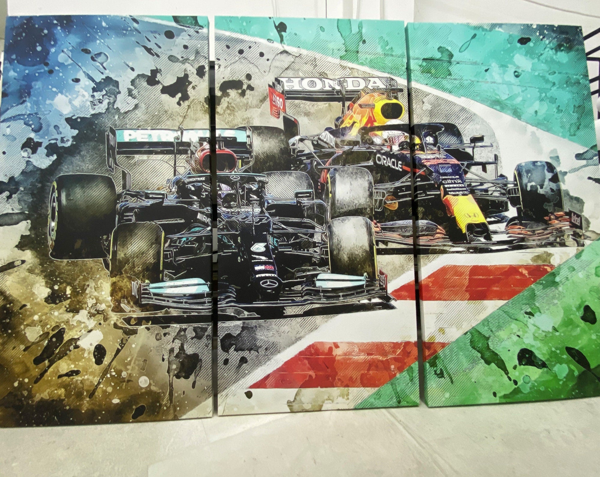 Max Verstappen Fernando Alonso And Lewis Hamilton Points In Every Race And  Every Lap Completed Thus Far In F1 Wall Decor Poster Canvas - Byztee