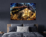 El Paso Star Canvas Print // El Paso Texas USA downtown skyline // Canvas Wall Decor