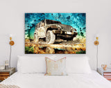 Jeep Canvas Print // Jeep Wrangler Off Road Canvas Wall Decor // Car Tuning Wall Art // Quality Performance Tuning & Styling parts