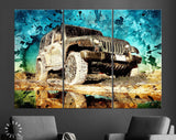 Jeep Canvas Print // Jeep Wrangler Off Road Canvas Wall Decor // Car Tuning Wall Art // Quality Performance Tuning & Styling parts