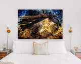 El Paso Star Canvas Print // El Paso Texas USA downtown skyline // Canvas Wall Decor