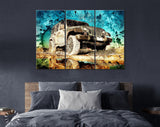 Jeep Canvas Print // Jeep Wrangler Off Road Canvas Wall Decor // Car Tuning Wall Art // Quality Performance Tuning & Styling parts