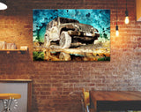 Jeep Canvas Print // Jeep Wrangler Off Road Canvas Wall Decor // Car Tuning Wall Art // Quality Performance Tuning & Styling parts