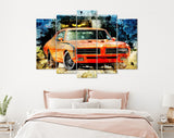 Pontiac GTO Canvas Print // Muscle Car Canvas Wall Decor // Car Tuning Wall Art // Quality Performance Tuning & Styling parts