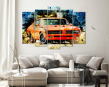 Pontiac GTO Canvas Print // Muscle Car Canvas Wall Decor // Car Tuning Wall Art // Quality Performance Tuning & Styling parts