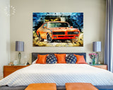 Pontiac GTO Canvas Print // Muscle Car Canvas Wall Decor // Car Tuning Wall Art // Quality Performance Tuning & Styling parts