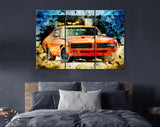 Pontiac GTO Canvas Print // Muscle Car Canvas Wall Decor // Car Tuning Wall Art // Quality Performance Tuning & Styling parts