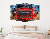 RAM 1500 Canvas Print //  Truck of the Year Canvas Wall Decor // Car Tuning Wall Art // Quality Performance Tuning & Styling parts