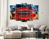 RAM 1500 Canvas Print //  Truck of the Year Canvas Wall Decor // Car Tuning Wall Art // Quality Performance Tuning & Styling parts