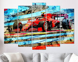 Carlos Sainz F1 Canvas Print // Carlos Sainz driving the Ferrari on Paul Ricard during the French F1 GP