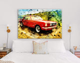 Mustang Canvas Print // Ford Mustang First Generation Canvas Wall Decor // Car Tuning Wall Art // Quality Performance Tuning & Styling parts