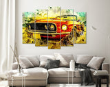 Ford Mustang Canvas Print // 1969 Ford Mustang Mach 1 Canvas Wall Decor // Car Tuning Wall Art // Quality Performance Tuning & Styling parts