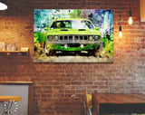 Plymouth Barracuda Canvas Print // Muscle Car Canvas Wall Decor // Car Tuning Wall Art // Quality Performance Tuning & Styling parts