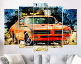 Pontiac GTO Canvas Print // Muscle Car Canvas Wall Decor // Car Tuning Wall Art // Quality Performance Tuning & Styling parts