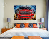 RAM 1500 Canvas Print //  Truck of the Year Canvas Wall Decor // Car Tuning Wall Art // Quality Performance Tuning & Styling parts