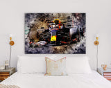 Max Verstappen F1 Canvas Print // Max Verstappen driving the 33 Red Bull Racing RB16B Honda during the F1 Grand Prix of of Saudi Arabia