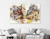 Bourbon Street Canvas Print // Bourbon Street New Orleans Louisiana USA // Canvas Wall Art