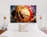 Basketball Grip Canvas Print // Basketball Wall Art