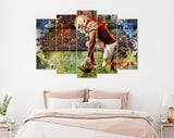 American Football Canvas Print // American Football Player // Amfoot Wall Art // Amfoot Canvas Wall Decor