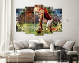 American Football Canvas Print // American Football Player // Amfoot Wall Art // Amfoot Canvas Wall Decor