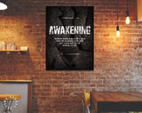 Awakening Quote Canvas Print // Canvas Office Decor Entrepreneur Motivation // Life Meaning quotes // Motivational Wall Art // Philosophy