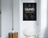 Evidence Quote Canvas Print // Canvas Office Decor Entrepreneur Motivation // Mark Twain quotes // Motivational Wall Art // Philosophy print