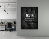 Truth Quote Canvas Print // Canvas Office Decor Entrepreneur Motivation // Noam Chomsky quotes // Motivational Wall Art // Philosophy