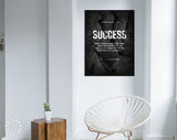 Success Quote Canvas Print // Canvas Office Decor Entrepreneur Motivation // Karl Kraus quotes // Motivational Wall Art // Philosophy quote